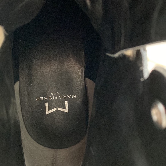 MARCHFISHER Black high hill boots - Picture 4 of 4